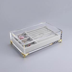 China Gold Metal Acrylic Jewelry Display Box Stand - China Acrylic Showcase and Acrylic Display pric