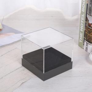Customized Style Clear Square Acrylic Flower Box