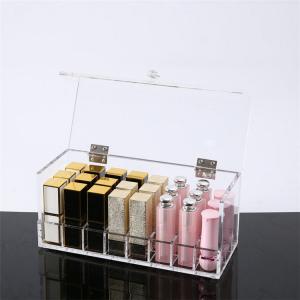 China Qcy Factory Direct Sale Clear Acrylic Lipstick Storage Box - China Acrylic Organizer and Eyesh