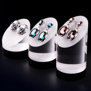 Acrylic Cylinder Jewelry Display Stand