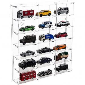 Assembled Acrylic Toy Car Display Case Organizer Storage Box