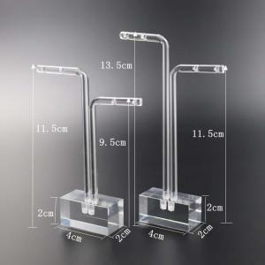 Custom Clear Acrylic Earring Hanging Stand Jewelry Display