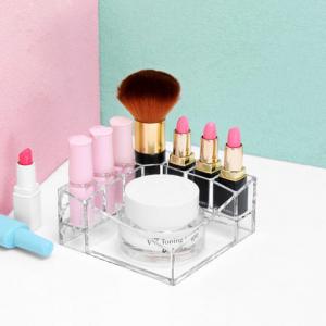 Creative Diamond Stripes Acrylic Cosmetic Storage Box