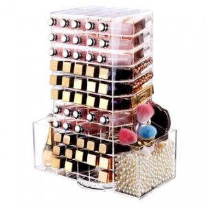 Transparent Acrylic 360 Degree Rotating Lipstick Super Large Storage Box