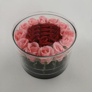 Cusotmized Round Acrylic Flower Box