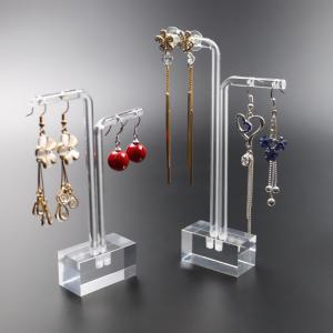 Countertop Clear Acrylic Jewelry Necklace Earring Hanger