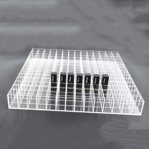 Custom Crystal Acrylic Lipstick Storage Stand Makeup Brush Holder
