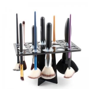 Fashionable Countertop Acrylic Cosmetic Brush Holder Pencil Storage Stand
