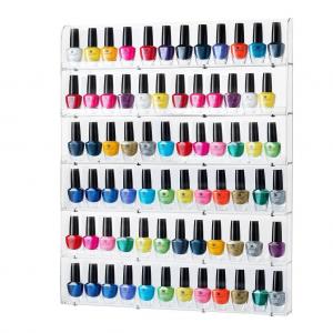 Clear Acrylic Nail Polish Organizer Rack