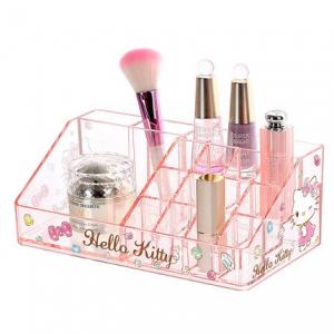 Transparent Acrylic Cosmetic Storage Box for Table Top
