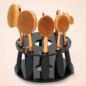 Custom Desktop Acrylic Cosmetic Brush Organizer Lipstick Eyebrow Pencil Holder