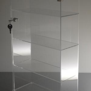 Brand Acrylic Lucite Showcase Jewelry Pastry Bakery Counter Display W/Door &amp; Lock