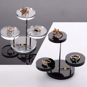 Customized Circular Acrylic Diamond Jewelry Display Rack