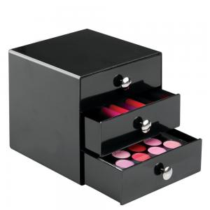 3 Drawer Oraganizer for Storing Lipsticks, Eyeshadows, Liners, and More.