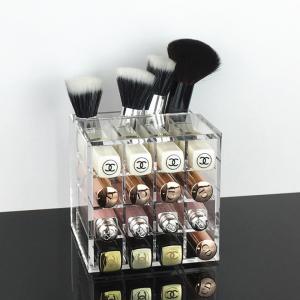 Large Capacity Acrylic Lip Stick Storage Stand Makeup Brush Mask Organizer