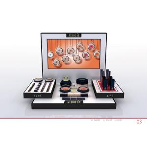 Custom Retail Store Top Quality Acrylic Lipstick Organizer Makeup Display Stand with Light Box
