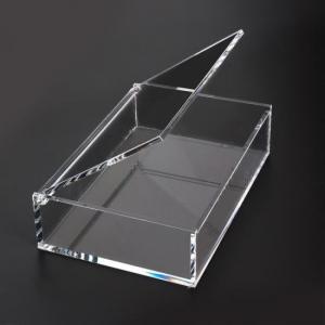 Custom Clear Storage Box with Magnet Lid Square Display Acrylic Box