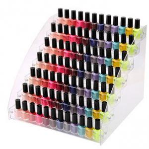 Qcy New Product Customized Transparent Acrylic Nail Polish Display
