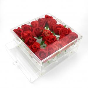 China Elegant Acrylic Square Rose Flower Box - China Rose Flower Box and Acrylic Coffee Table price