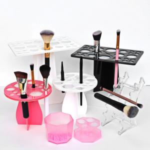 Custom New Design Acrylic Eyebrow Pencil Holder Cosmetic Brush Lipstick Organizer