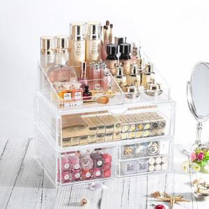 Fashion Transparent Acrylic Cosmetic Drawer Type Storage Box