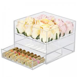 16 Holes Acrylic Flower Box with Drawer