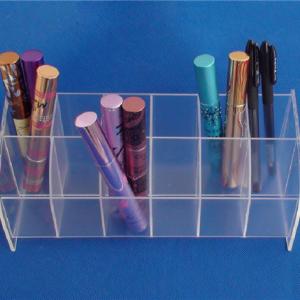 12 Slots Clear Acrylic Plastic Lipstick Display Holder for POS Display