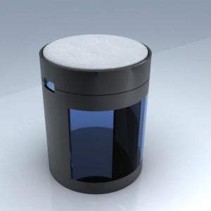 Acrylic Cyliner Storage Box for Desk Useage
