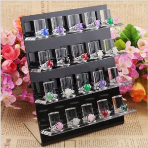Custom Elegant Modern Acrylic Jewelry Displays, Acrylic Ring Display Shelf Rack