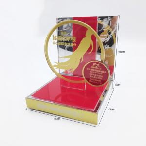 Custom Tabletop Acrylic Cosmetic Sunglasses Display Stand Jewelry Perfume Holder