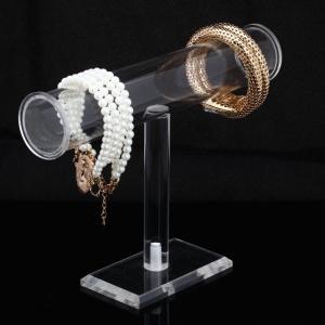 Custom Acrylic Jewelry Display Holder, T Bar Shaped Display