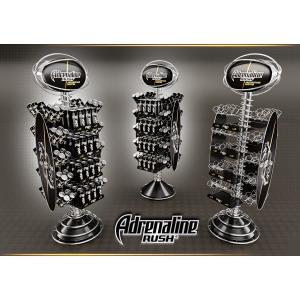 Custom High Quality 4 Sided Iron Wire Holder Display Rack Canned Drinks Storage Rack