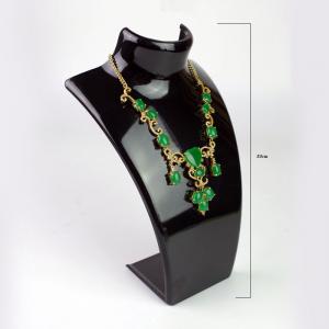 Retail Shops Custom Exquisite Acrylic Bust Necklace Jewelry Earring Display