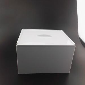 Luxury White Acrylic Lashbox, Organizer Storage Eyelashes in Strips