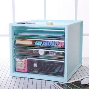 New Fresh Color Acrylic Desk Storage Box