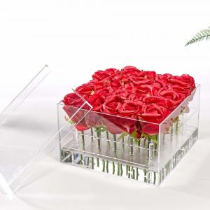 Customized Style Small Flower Acrylic Box