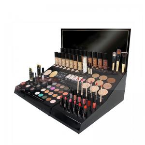 Factory Creative Design Retail Shop L-Shaped Acrylic Makeup Display Stand Lipstick Organizer