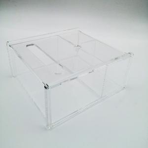 Brand Store Custom Double-Door Clear Acrylic Cosmetic Storage Box