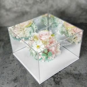 China Factory Mirror Transparent Acrylic Flower Box