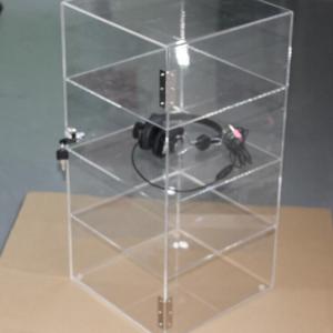 Acrylic Lucite Showcase Jewelry Pastry Bakery Counter Display W/Door &amp; Lock (12&quot; X