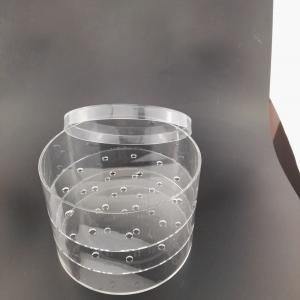 Round Flower Box, Clear Acrylic Rose Box