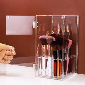 Multi Functional Clear Acrylic Makeup Case Eyebrow Pencil Lipstick Storage Box
