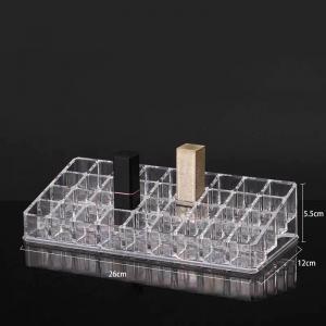 Large Capacity Clear 36 Grids Acrylic Lipstick Holder Makeup Organizer