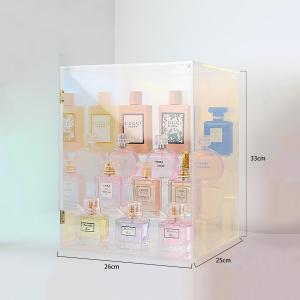 Custom Multi-Layers Waterproof Acrylic Perfume Makeup Storage Box with Door
