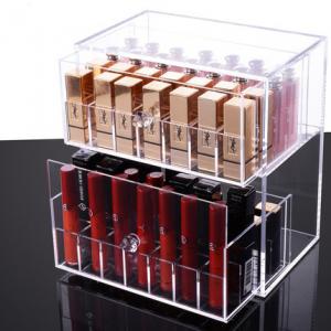 2 Layer Drawer Type Long Lipstick Cosmetic Storage Box