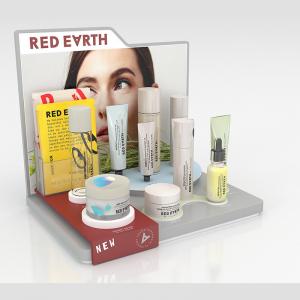Retail Shops Customized Countertop Acrylic Lipstick Mask Makeup Display Stand