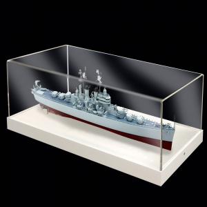 Custom Rectangle Shape Ship Mold Acrylic Display Storage Box