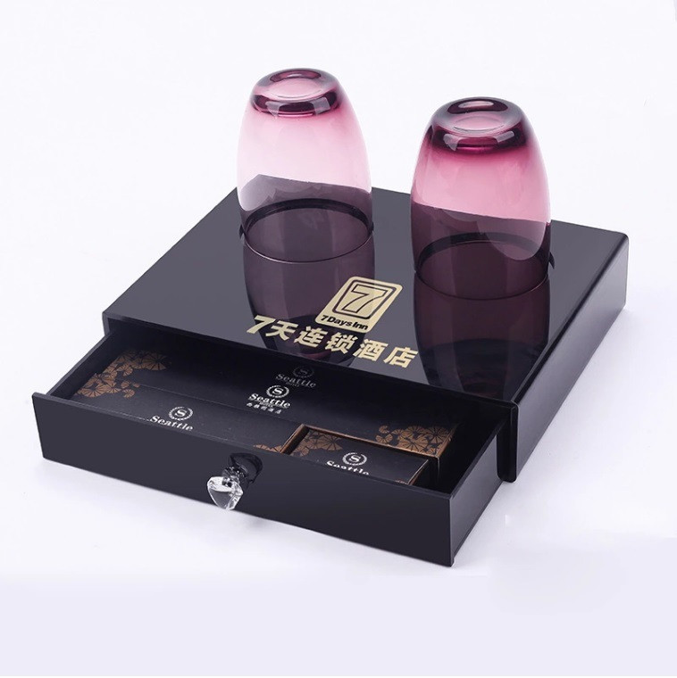 Acrylic Hotel Plastic Storage Box Cosmetic Storage Box