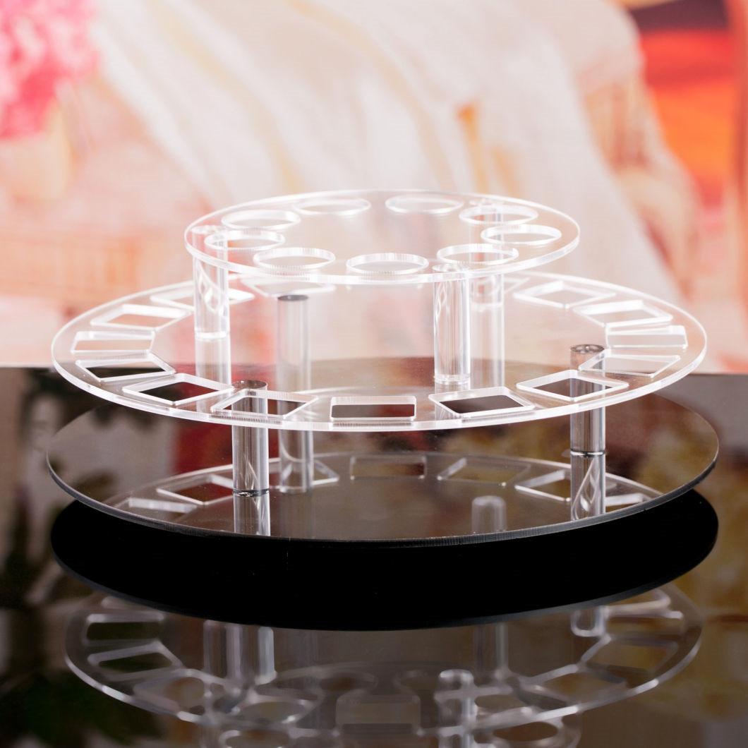 Roating Round Acrylic Lipstick Display Stand