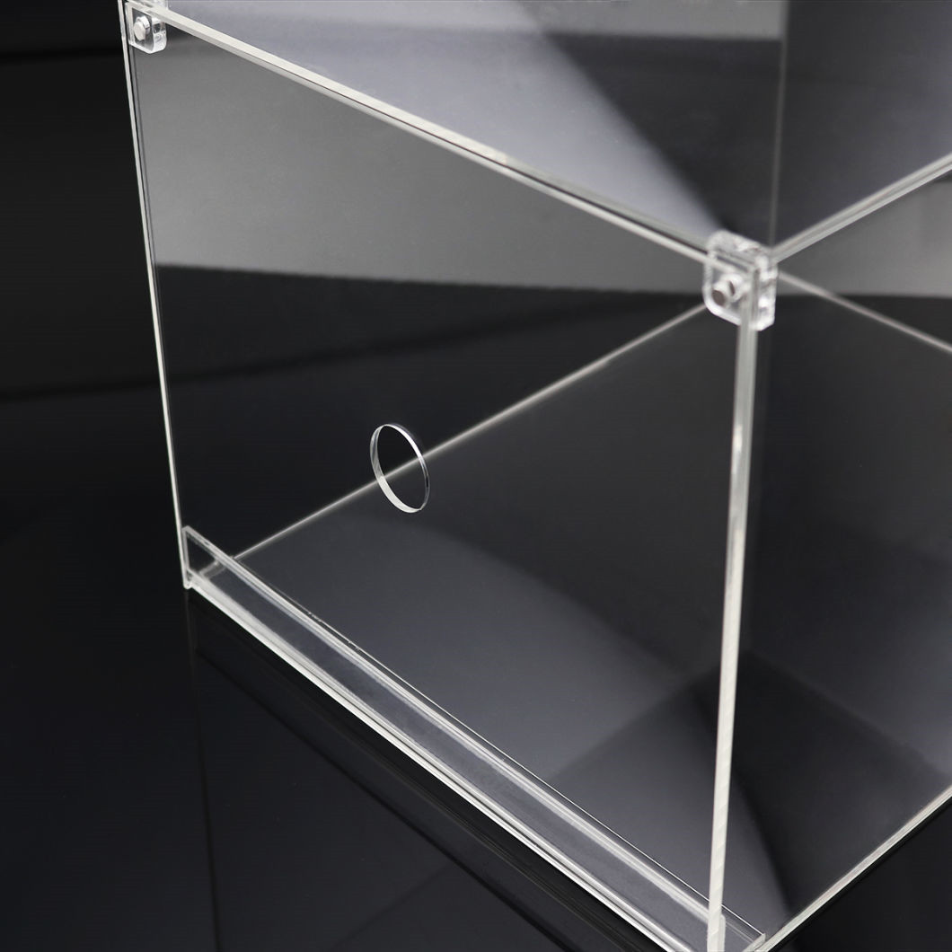 Shoes Display Storage Packing Packaging Showcase Magnets Clear Acrylic Plastic Shoe Box
